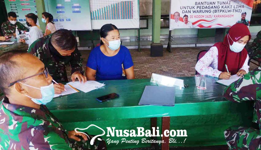 Nusabali Kodim Karangasem Salurkan Btpklw