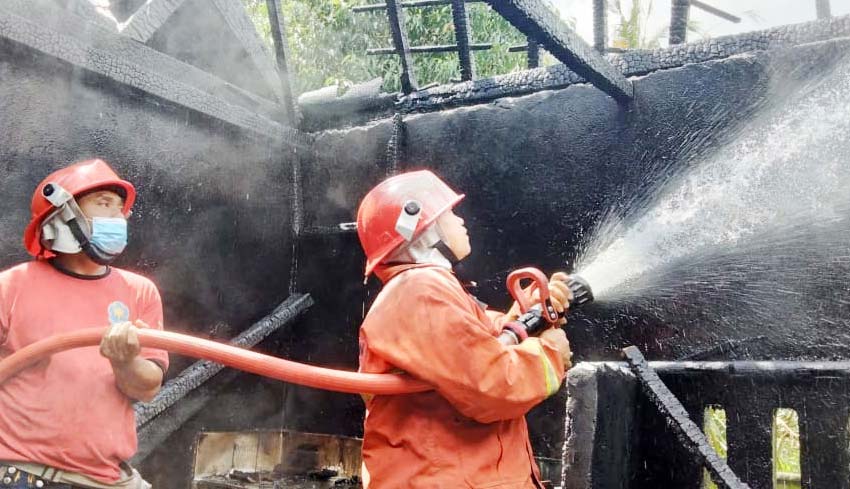 NUSABALI Dapur Terbakar Kerugian Sekitar Rp 30 Juta