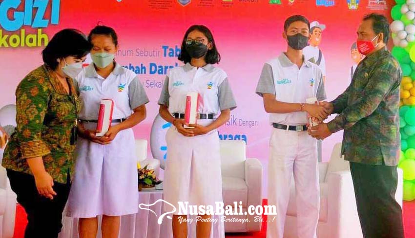 Nusabali Dinas Kesehatan Bali Sosialisasi Germas Di Sman Amlapura