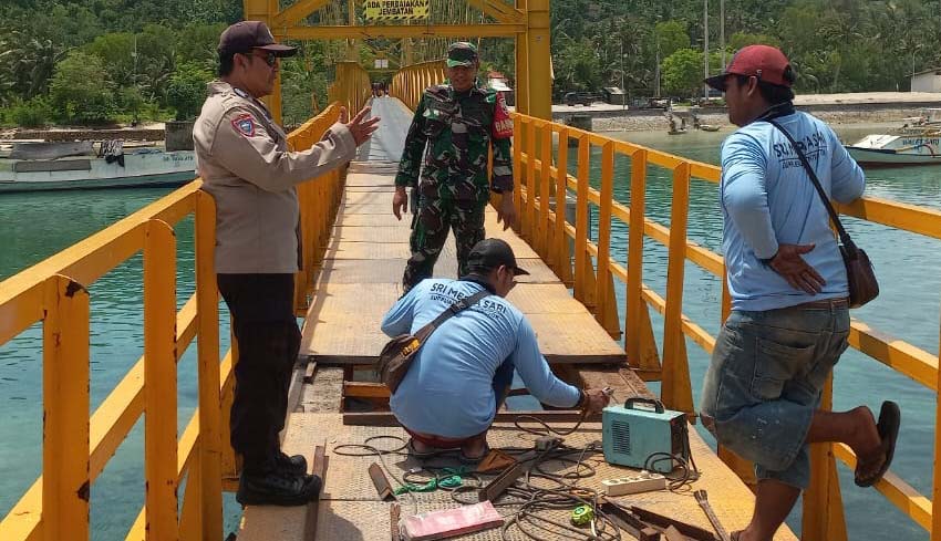 NUSABALI Anggaran Pemeliharaan Jembatan Kuning Rp 188 Juta