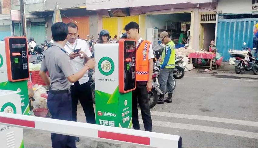 Nusabali E Parkir Pasar Anyar Berjalan Baik