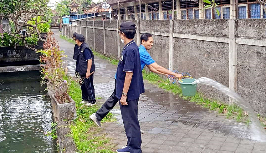 NUSABALI Desa Pemogan Makedas Kedas Sambut Hari Lingkungan