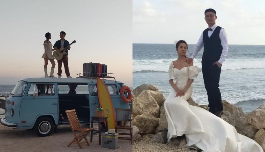 Nusabali Tiap Hari Sampai Pasangan Foto Prewedding Di Pantai