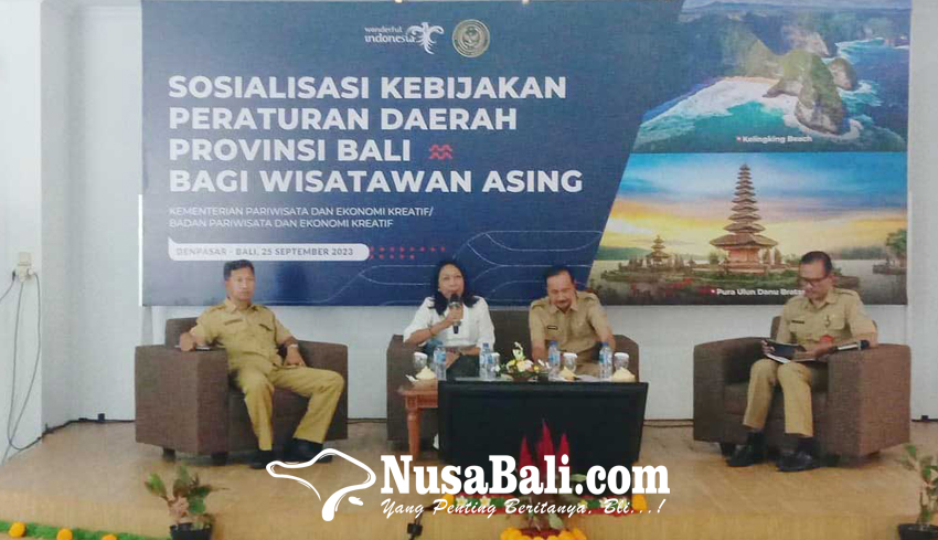 Nusabali Pungutan Rp Ribu Bagi Wisman Disosialisasikan