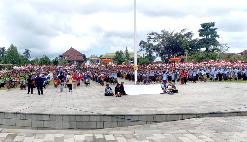 Nusabali Ribuan Siswa Di Bangli Siapkan Parade Agung