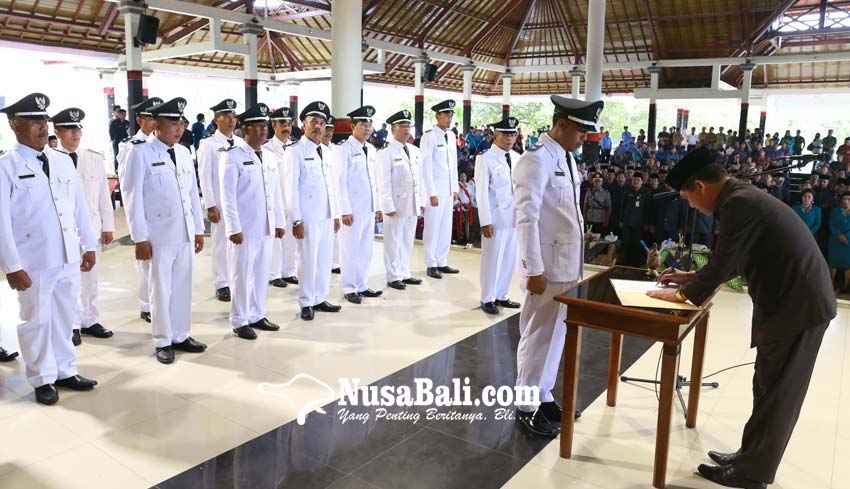 NUSABALI 9 Jabatan Perbekel Di Klungkung Kosong