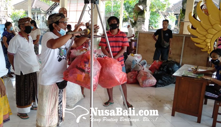 Nusabali Beras Ton Ditukar Sampah Plastik