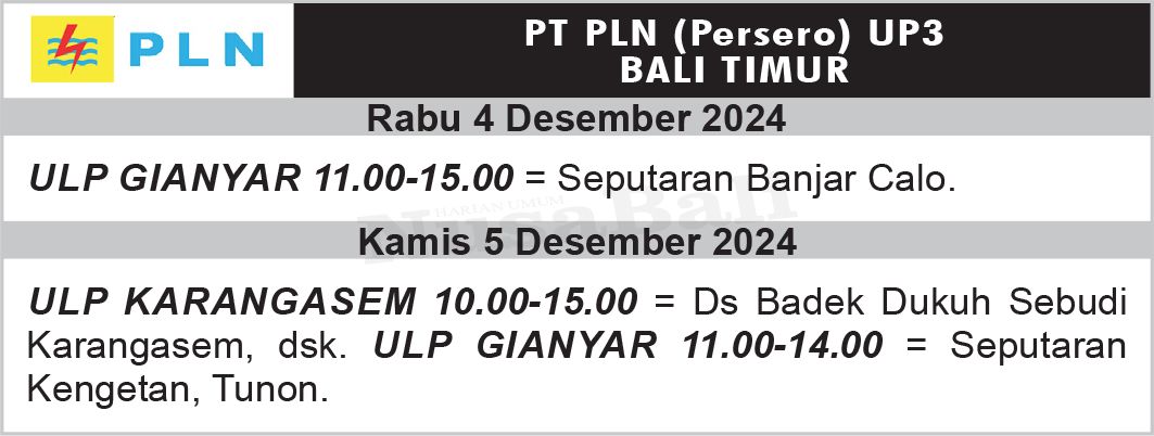 NusaBali.com Pengumuman