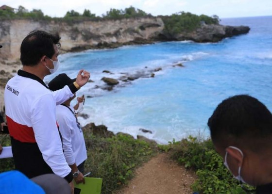 Nusabali.com - bupati-suwirta-cek-3-objek-wisata-di-lembongan-ceningan