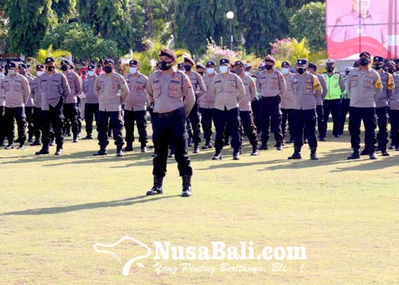 Nusabali.com - apel-gelar-pasukan-jelang-pilkel-serentak