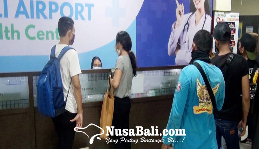 NUSABALI.com - Naik Pesawat Di Bandara Ngurah Rai Cukup Rapid Tes Antigen