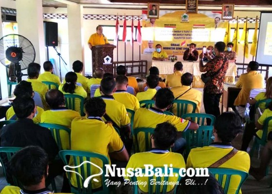 Nusabali.com - persiapan-pemilu-2024-golkar-gianyar-uji-kekuatan