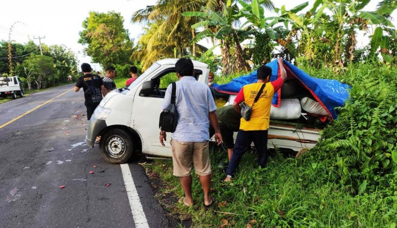 www.nusabali.com-hindari-tabrakan-pick-up-terguling-3-kali-sopir-selamat