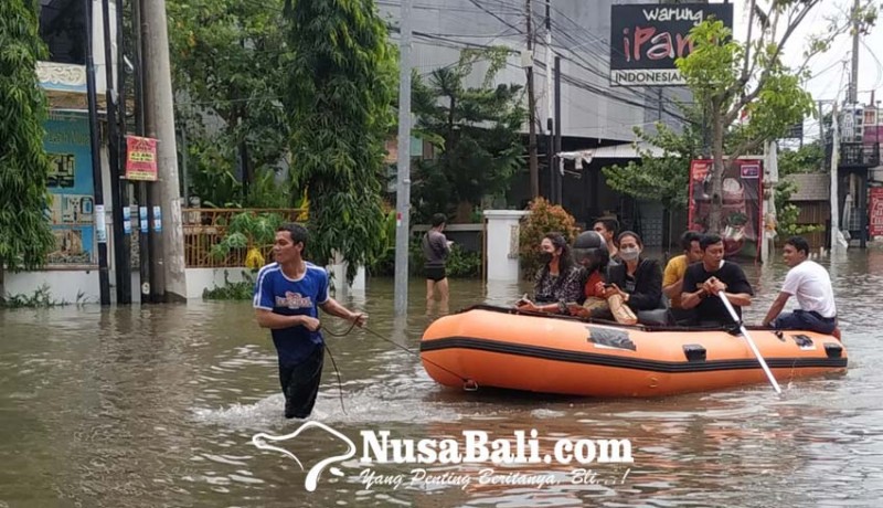 www.nusabali.com-kuta-dikepung-banjir-warga-dievakuasi