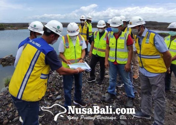 Nusabali.com - progres-proyek-normalisasi-tukad-unda-capai-73-persen