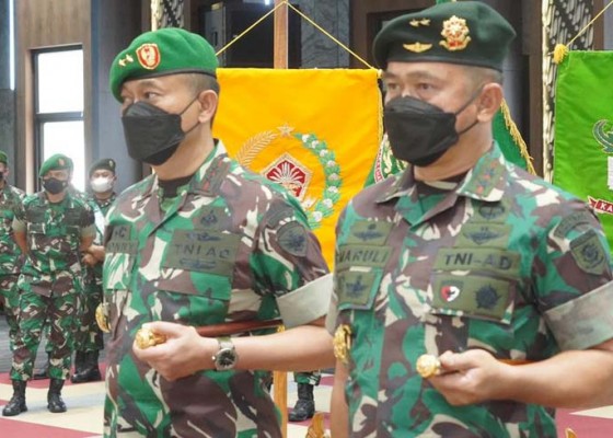 Nusabali.com - pangdam-baru-mayjen-tni-sonny-aprianto-tiba-di-bali