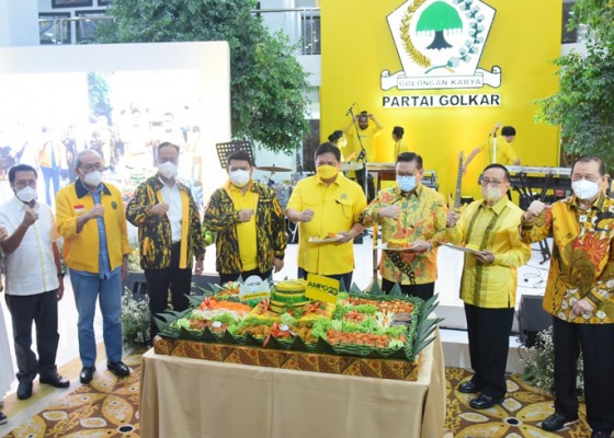 Nusabali.com - hut-ampg-ke-20-airlangga-hartarto-minta-program-pemenangan-golkar-segera-disusun