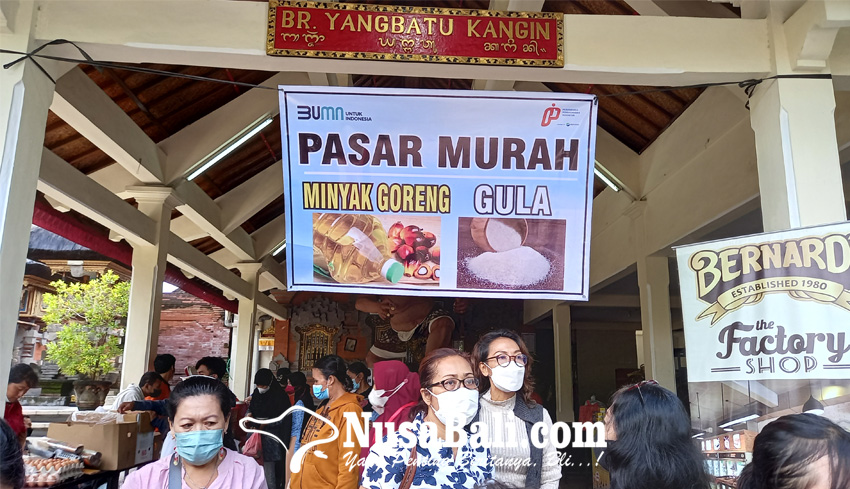 NUSABALI.com - Disperindag Denpasar Gelar Pasar Murah Sambut HUT Kota