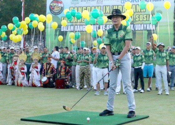 Nusabali.com - pangdam-udayana-promosikan-pariwisata-bali-lewat-turnamen-golf