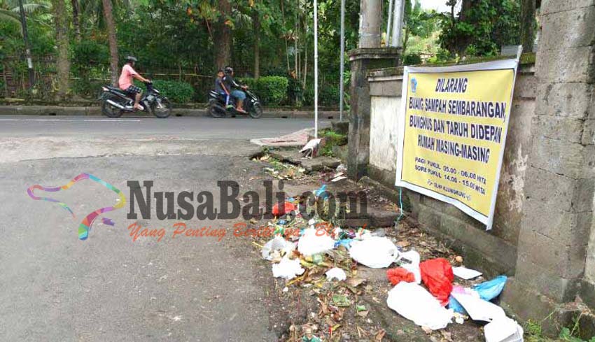 NUSABALI.com - Larangan Buang Sampah Campah, DLHP Tarik 