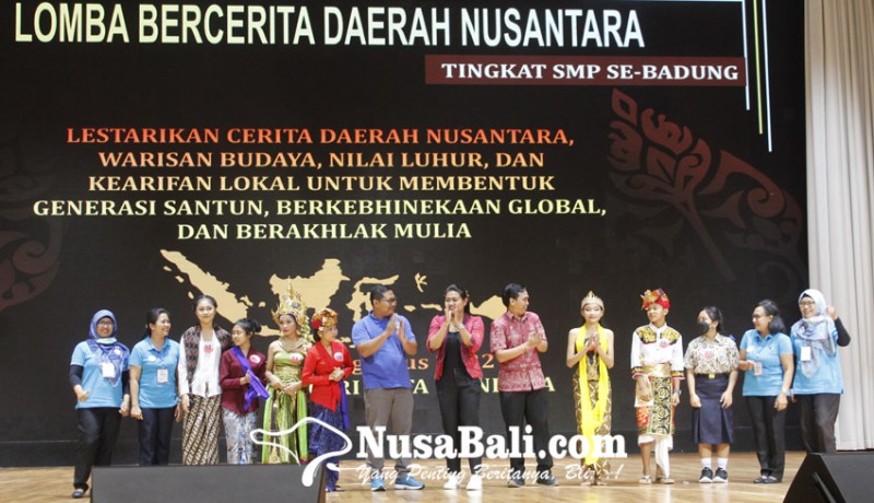 www.nusabali.com-siswa-smp-se-kabupaten-badung-ambil-bagian-hidupkan-cerita-nusantara