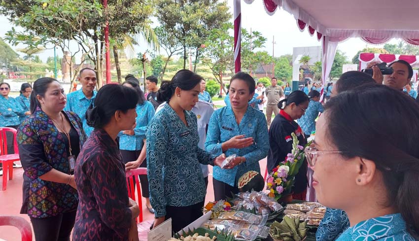 NUSABALI Com Peringati HKG Ke PKK Gianyar Gelar Lomba Dan Parade