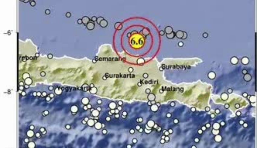 Nusabali Com Gempa Magnitudo Di Bali Berpusat Di Laut Jawa