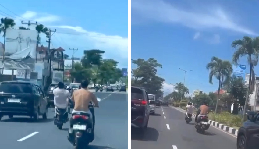 Viral Gerombolan Bule Ugal Ugalan Di Jalan Tanpa Helm 2416