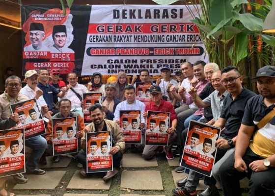 Nusabali.com - relawan-gerak-gerik-pendukung-ganjar-pranowo-erick-thohir-rapatkan-barisan