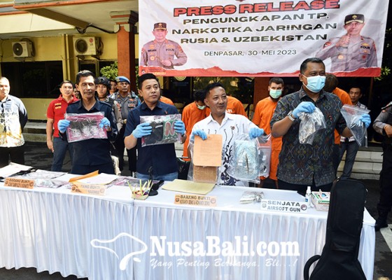 Nusabali.com - polda-bali-ringkus-7-pengedar-narkoba-jaringan-internasional