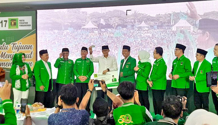 NUSABALI Com Cabut Dari Gerindra Sandiaga Uno Gabung PPP