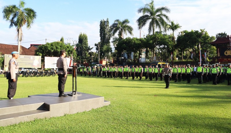 www.nusabali.com-polres-gianyar-terjunkan-105-personel