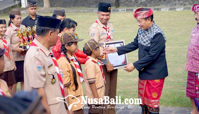 www.nusabali.com-bupati-dana-apresiasi-peraih-juara-karangasem-scout-creativity