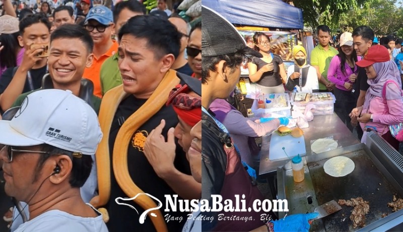 www.nusabali.com-keseruan-kaesang-di-cfd-renon-icip-icip-jajanan-hingga-dipeluk-dilan