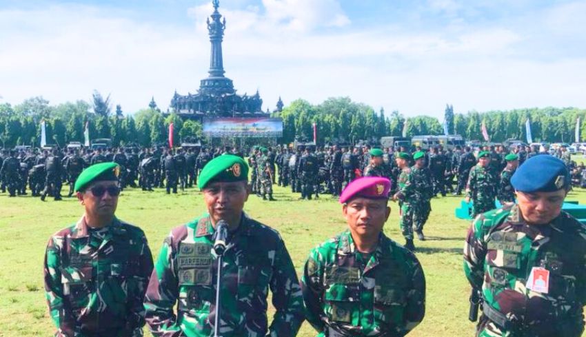 Pangdam Udayana 10576 Personel Tni Siap Amankan Pemilu 2024 