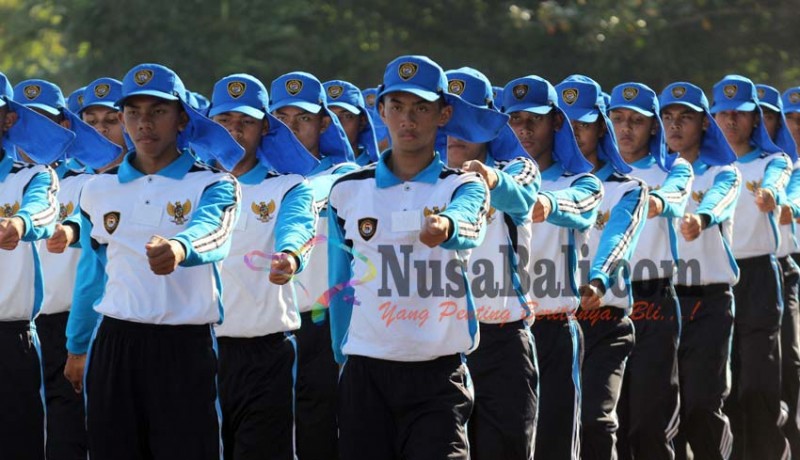 www.nusabali.com-calon-paskibra-provinsi-bali-mulai-digembleng