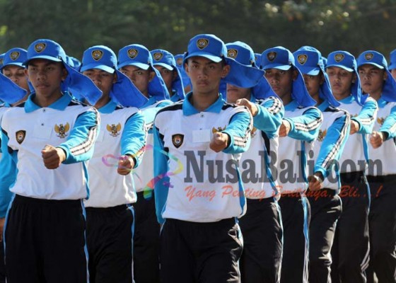 Nusabali.com - calon-paskibra-provinsi-bali-mulai-digembleng