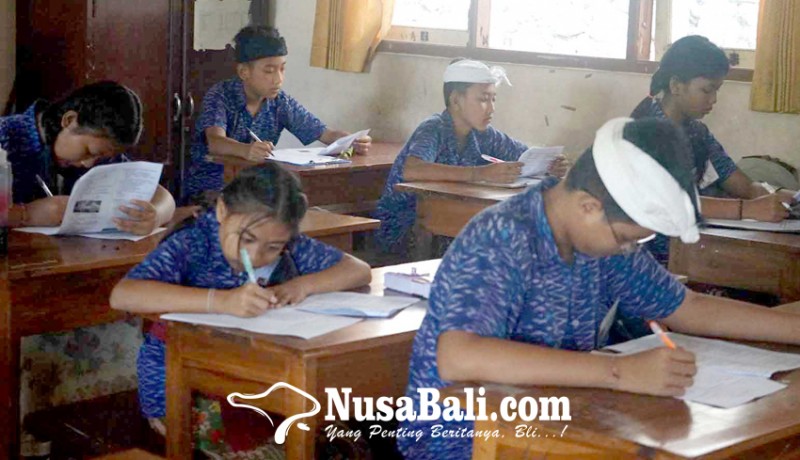 www.nusabali.com-7769-siswa-sd-di-karangasem-ikuti-ujian-sekolah