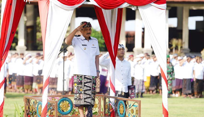 Nusabali Com Pemkab Klungkung Gelar Upacara Hari Kebangkitan Nasional