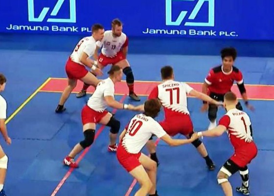 Nusabali.com - timnas-kabaddi-tundukan-polandia