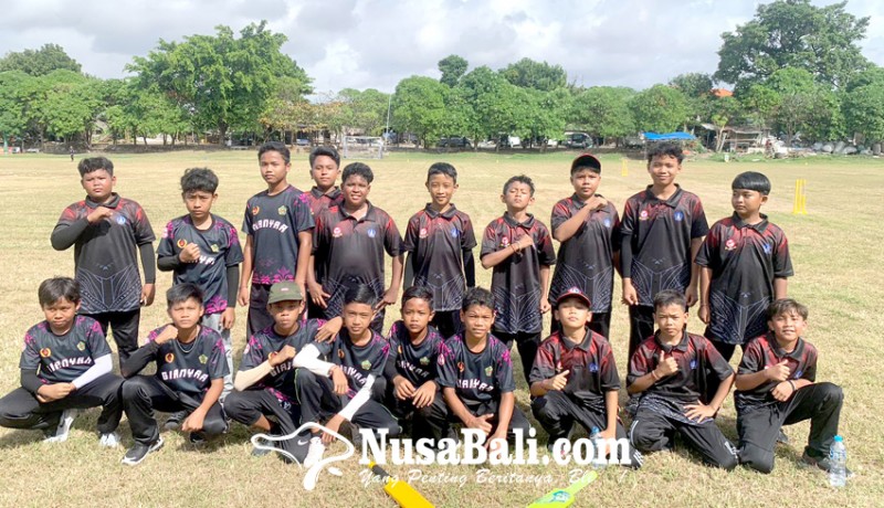 www.nusabali.com-dulang-17-emas-badung-juara-cricket-porjar-bali