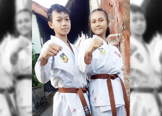 Nusabali.com - kakak-beradik-kompak-sumbang-emas-di-kejuaraan-karate-porjar-bali