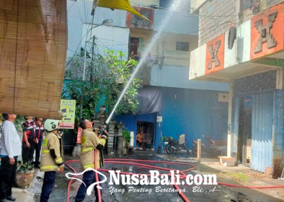 Nusabali.com - bangunan-ruko-di-kuta-terbakar