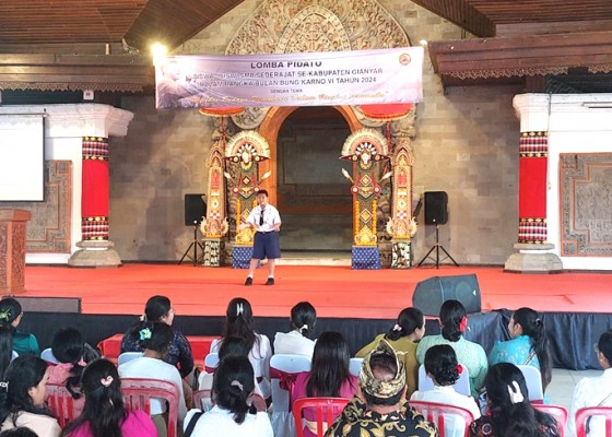 Nusabali.com - peringati-bulan-bung-karno-pemkab-gianyar-gelar-lomba-pidato