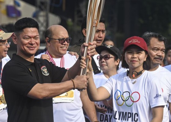 Nusabali.com - bintang-olahraga-indonesia-ramaikan-olympic-day-di-gbk