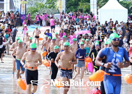 Nusabali.com - ratusan-peserta-ikuti-festival-open-water-swimming-di-jimbaran
