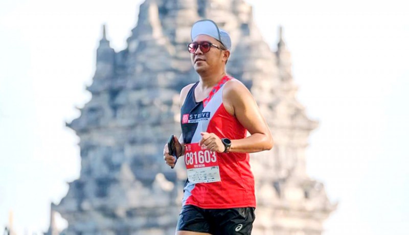www.nusabali.com-putu-sutha-ikut-marathon-sambil-healing