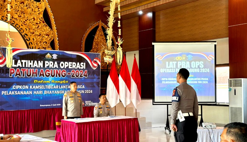 www.nusabali.com-polres-klungkung-gelar-pra-operasi-patuh-agung