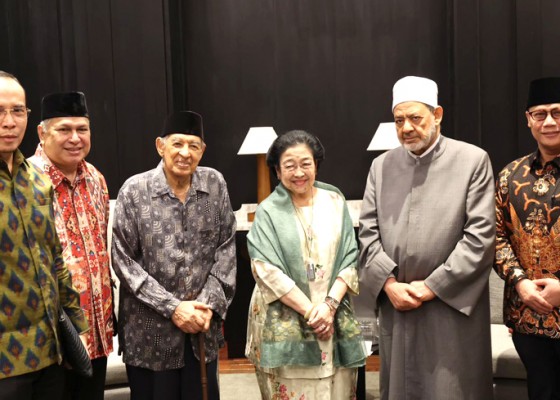 Nusabali.com - bahas-ancaman-pemanasan-global-megawati-bertemu-ahmed-el-tayeb