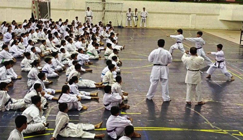 www.nusabali.com-ratusan-karateka-ikuti-ukt-lemkari-di-singaraja